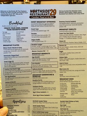 29 restaurant menu: A Deep Dive into Northside 29's Culinary Offerings