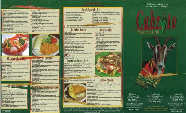 The Definitive Guide to the el cabrito mexican restaurant carthage menu Offerings and Specialties