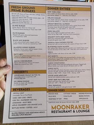 Moonraker Restaurant & Lounge Menu: An In-Depth Culinary Guide and Review