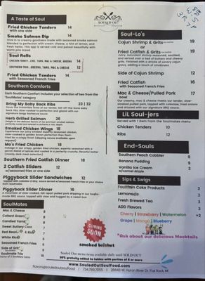 soul out restaurant menu: An In-Depth Look at Tuscaloosa's Soul Food Classics