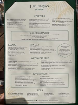 luminarias restaurant menu: An In-Depth Culinary Analysis of the Signature Dinner Offerings