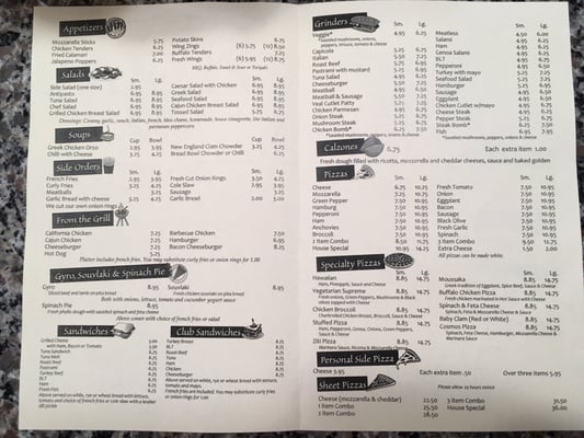 east lyme pizza restaurant llc menu: A Comprehensive Guide to Connecticut's Classic Greek-Style Offerings