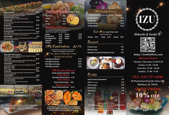 izu japanese restaurant menu: The Definitive Guide to Long Branch's Premier Sushi and Hibachi Offerings