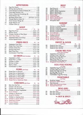 Golden Dragon Restaurant Petal Menu – A Comprehensive Guide to Classic American-Chinese Cuisine