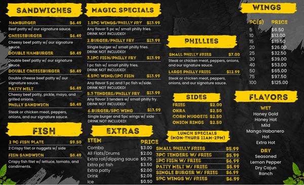 magic wings restaurant menu: The Definitive Guide to Flavors, Pricing, and Hidden Gems