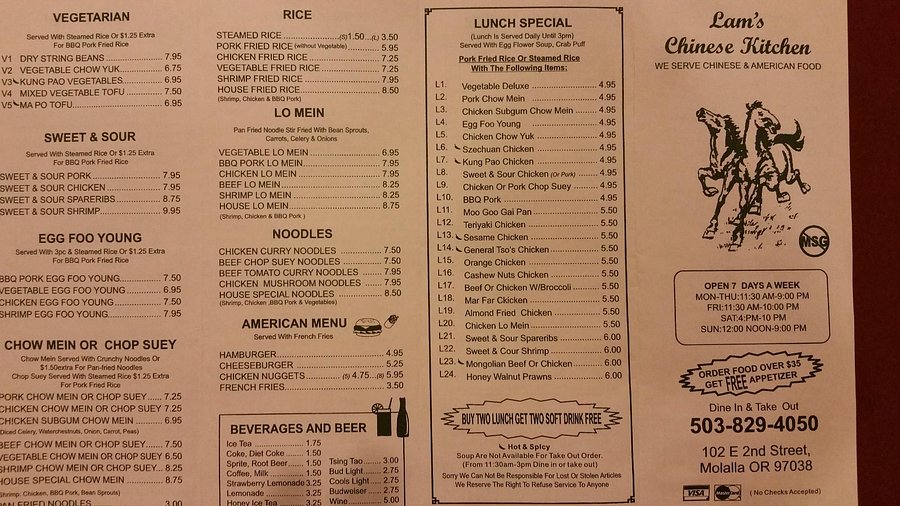 lam's chinese restaurant menu: A Comprehensive Guide to Bakersfield's Extensive Cantonese and Szechwan Offerings