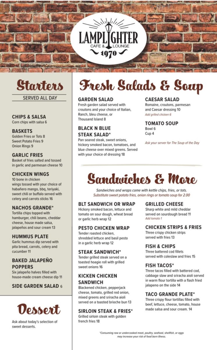 lamplighter restaurant menu: A Deep Dive into Delmont's Premier Coffee Shop and Dining Experience