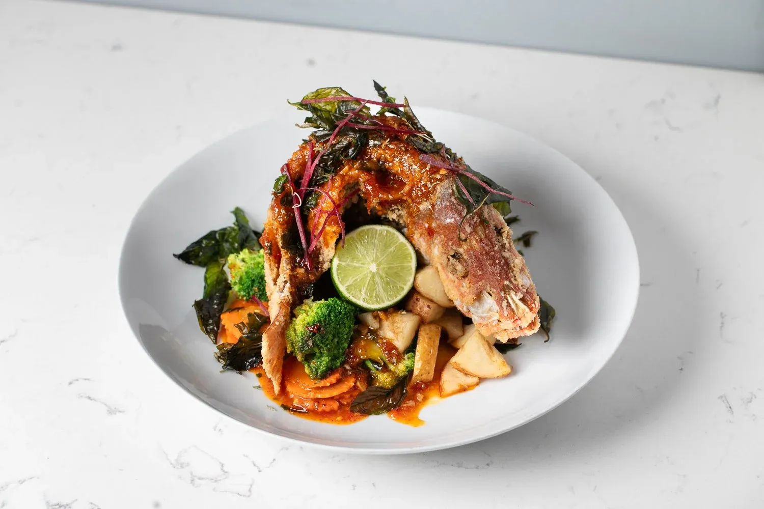 A visually appealing Thai curry dish with vibrant colors and rich textures, illustrating the depth of flavor profiles.