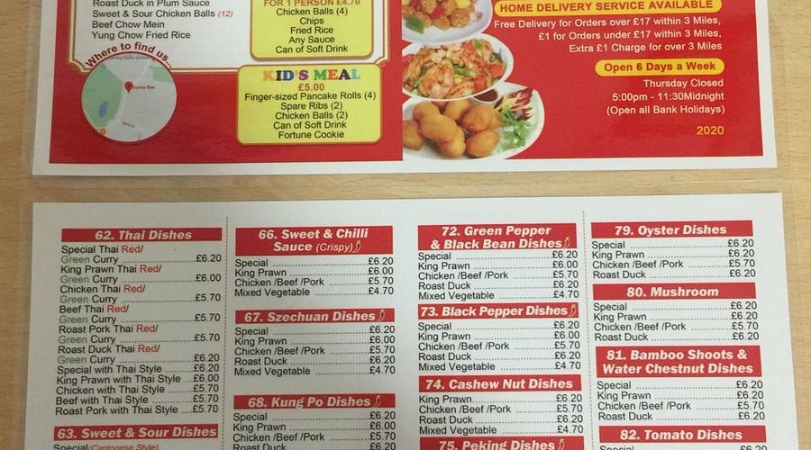 lucky star chinese restaurant menu: A Comprehensive Guide to Authentic Chinese and Thai Delicacies