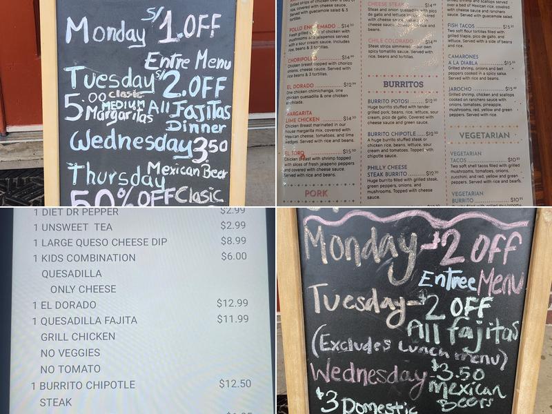 Comprehensive Guide to the andrades los reyes mexican restaurant & bakery ruston menu