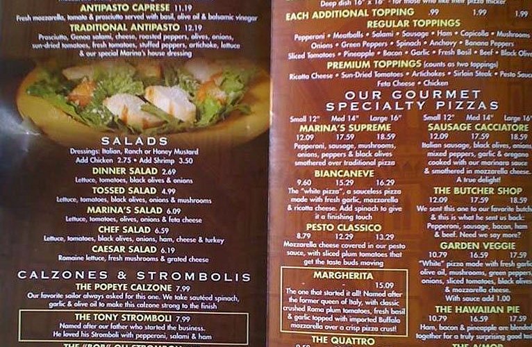 marina's italian restaurant menu: An In-Depth Culinary Analysis and Complete Dining Guide