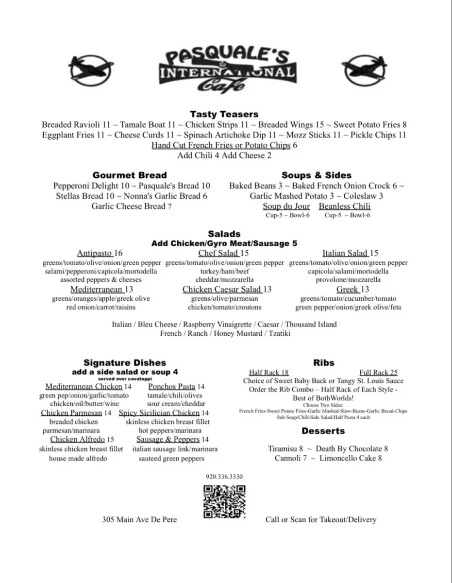 pasquale's restaurant and bar menu: A Comprehensive Guide to Culinary Offerings and Value