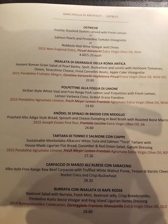 pendolino restaurant menu: An In-Depth Guide to Sydney's Premier Regional Italian Fine Dining Experience