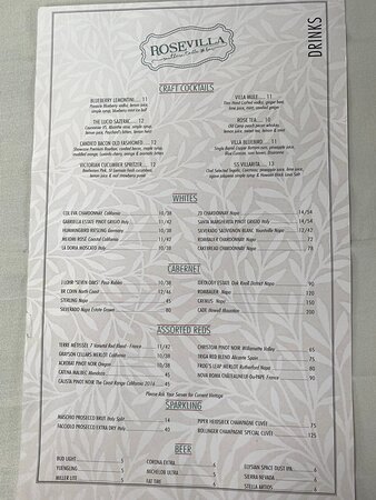 The Definitive Guide to the villa rose restaurant & lounge menu and Unforgettable Dining Experience