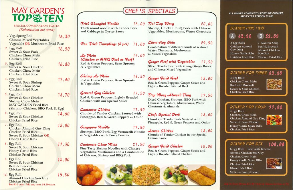 May Garden Restaurant Menu: A Deep Dive into Classic and Contemporary Asian Cuisine Offerings