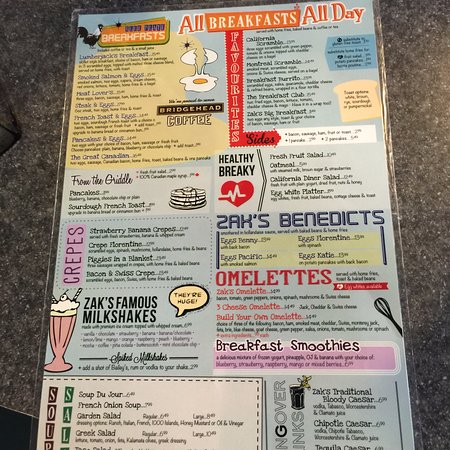 All-Day Dining Excellence: A Comprehensive Review of the zak's restaurant menu