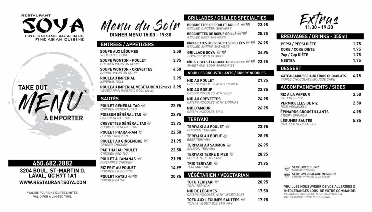 Restaurant Soya Menu—A Deep Dive into Optimizing the Modern Japanese Fusion Dining Experience