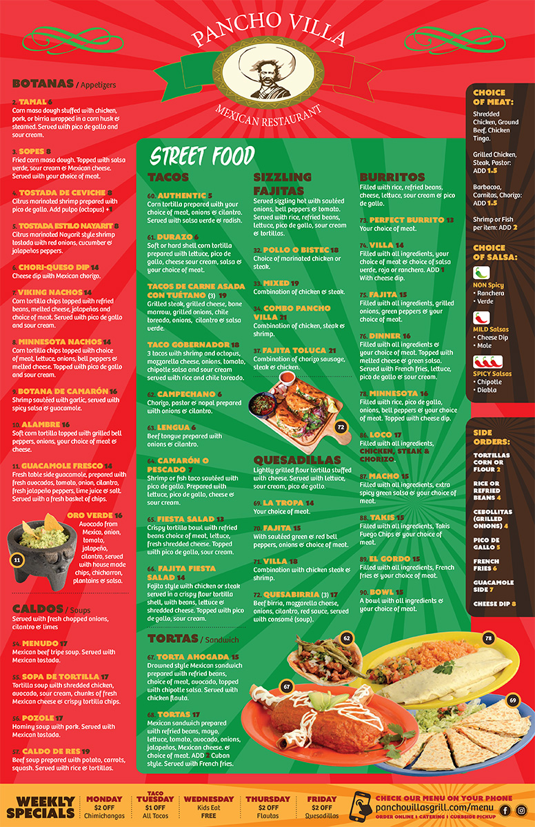 pancho villa restaurant victorville menu: A Comprehensive Guide to Authentic Mexican Cuisine and Signature Specials