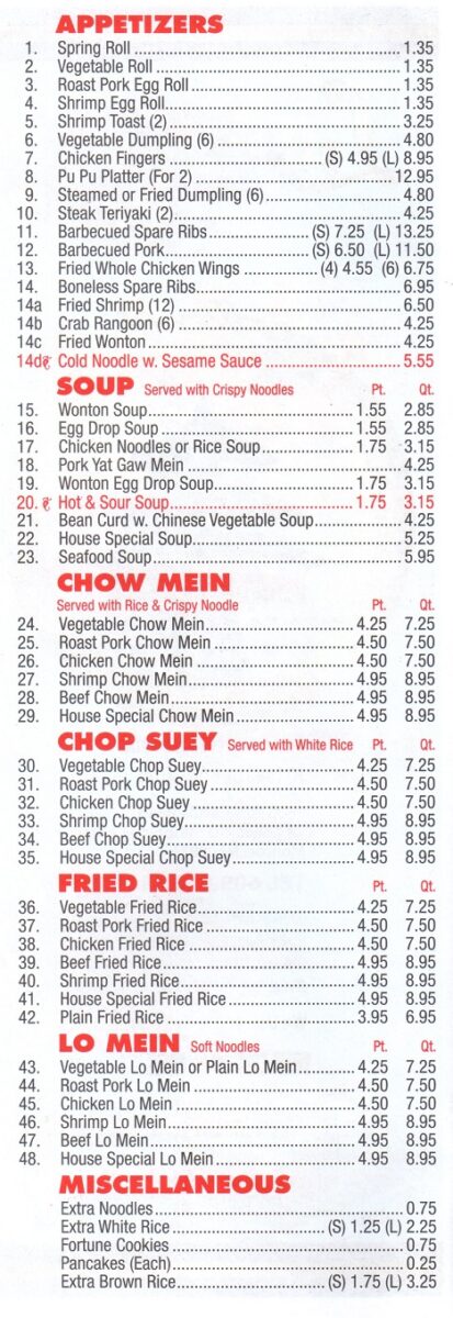A Comprehensive Review of the lucky star chinese restaurant monroe township menu and Local Dining Experience