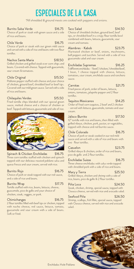 Menu for El Rodeo Mexican Restaurant – An In-Depth Culinary Guide to Durham's Authentic Flavors Menu for El Rodeo Mexican Restaurant – An In-Depth Culinary Guide to Durham's Authentic Flavors