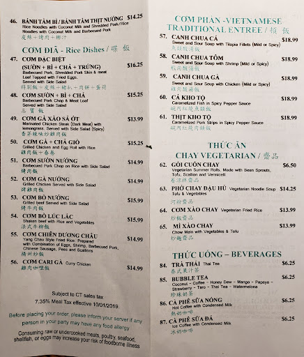 Phantasia Restaurant Groton Menu: An In-Depth Culinary Guide to Vietnamese and Asian Fusion Favorites