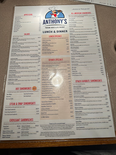 Comprehensive Menu Analysis for anthony's restaurant lockport illinois menu and Dining Guide