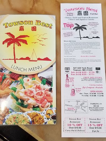 towson best restaurant menu: A Comprehensive Analysis of Towson Best's Asian Culinary Landscape