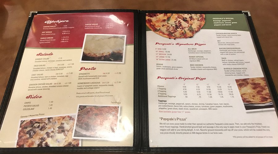 pasquale's restaurant and bar menu: A Comprehensive Guide to Culinary Offerings and Value