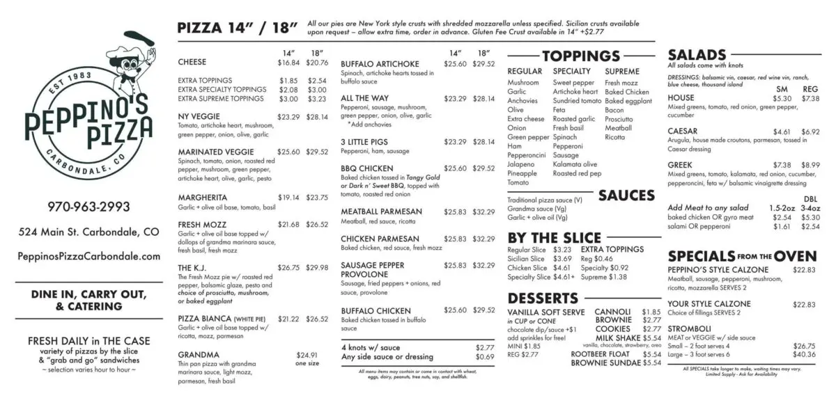 peppino's restaurant menu: An In-Depth Guide to the Award-Winning Italian and American Cuisine