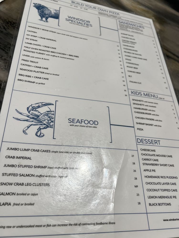 Windsor Inn Restaurant Menu: An Expert Guide to Maryland's Iconic Crab House Specialties