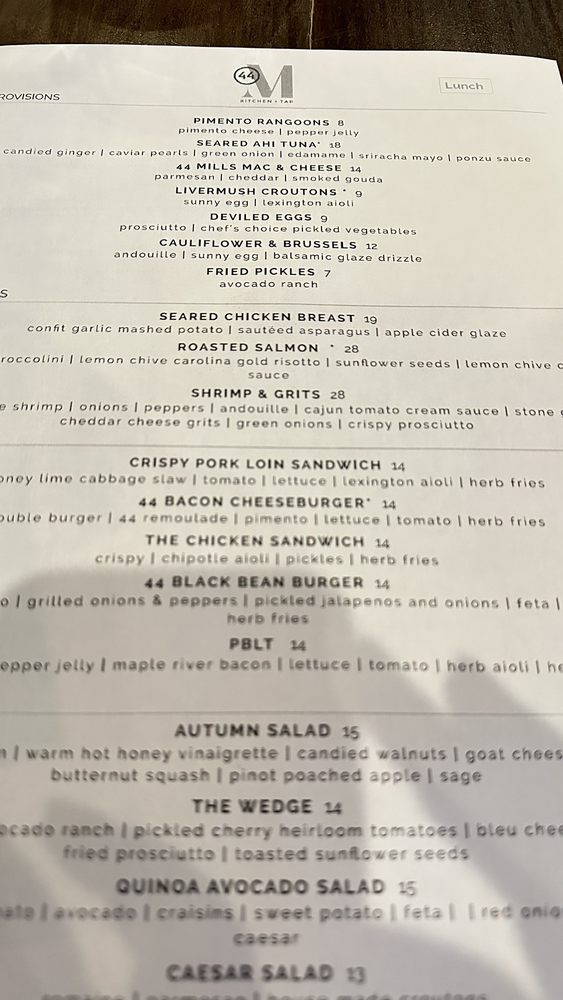 The Definitive 44 restaurant menu Review: Coastal, Creole, and Southern Cuisine Mastery