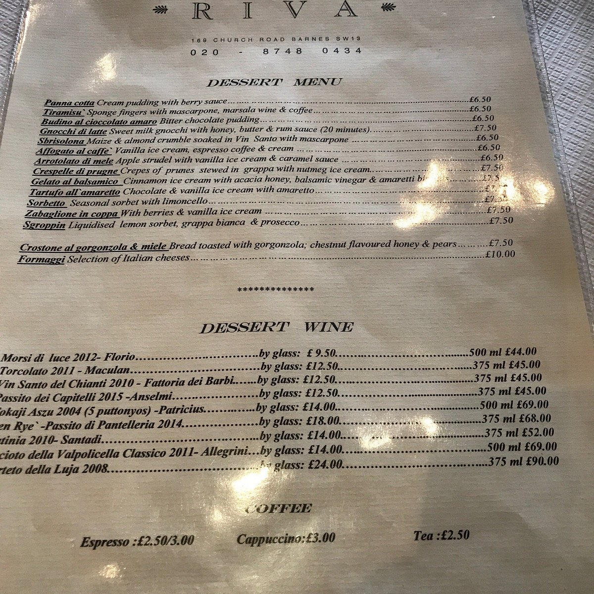 riva restaurant london menu: An Expert Guide to Northern Italian Classics and Pricing