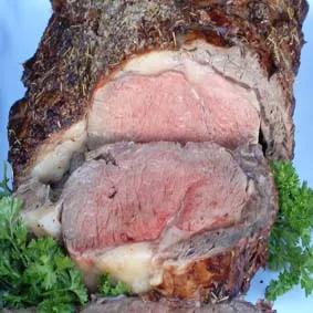 A savory 12-oz. Stockyard Cut of prime rib, a popular choice on the Marion restaurant menu.
