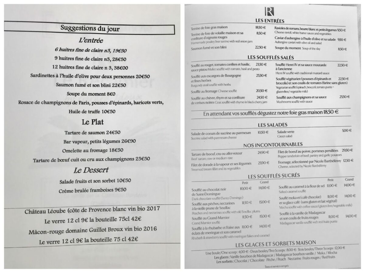 le recamier restaurant menu: A Detailed Look at Paris's Soufflé Masterpiece and Dining Experience