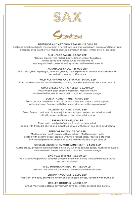 sax restaurant menu: The Definitive Guide to Sax Restaurant & Pizza’s Offerings