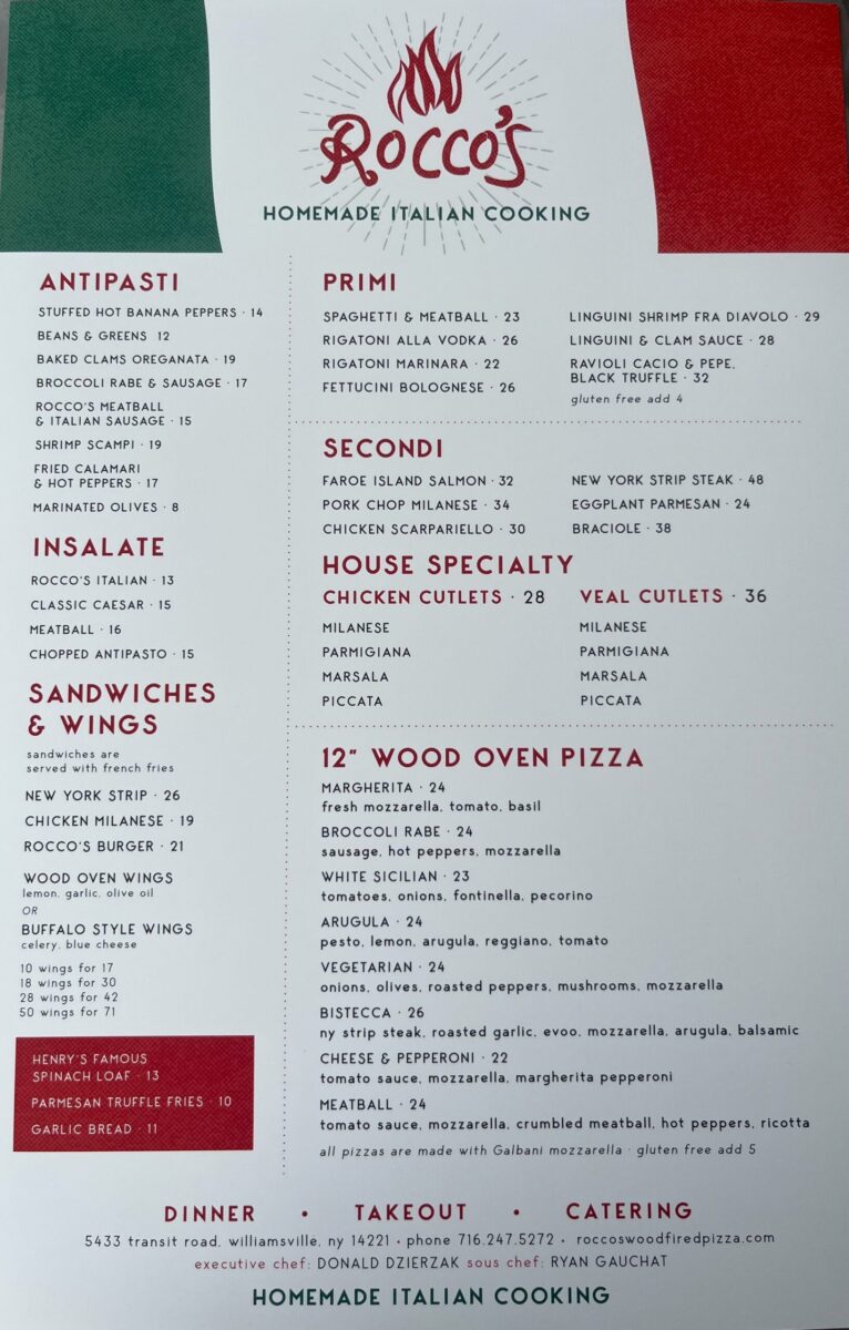 rocco's pizza & italian restaurant menu: The Complete Guide to Authentic Italian Dishes and Signature Pizzas