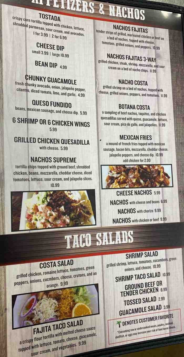 costa méxican restaurant menu: A Comprehensive Guide to Authentic Oaxacan Cuisine