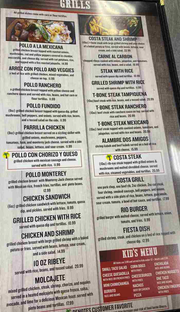 costa méxican restaurant menu: A Comprehensive Guide to Authentic Oaxacan Cuisine
