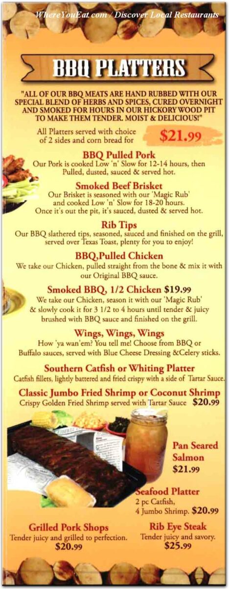 springfield gardens restaurant menu: A Comprehensive Review of Smoke BBQ Pit's Offerings