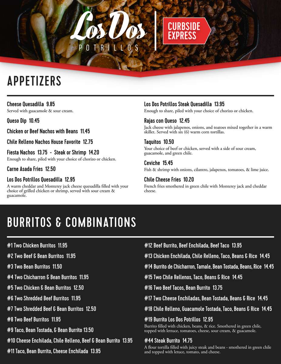 Detailed Analysis of the los dos potrillos restaurant menu: A Definitive Guide