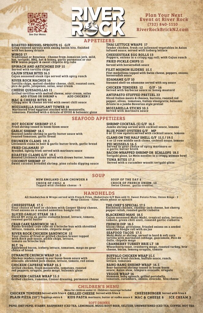 rocks restaurant menu: A Comprehensive Guide to River Rocks Dining & Drinks Dockside