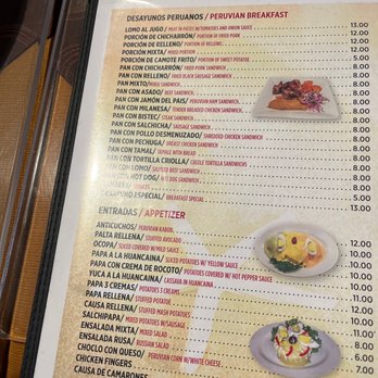 costa marina restaurant menu: An Expert Guide to Paterson's Authentic Peruvian Delights