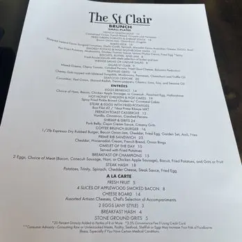st clair restaurant menu: A Comprehensive Guide to The St Clair Pell City's Culinary Offerings