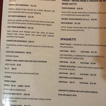 Yasoo Yani Restaurant Menu: A Definitive Guide to Stockton's Iconic Greek-American Diner Offerings