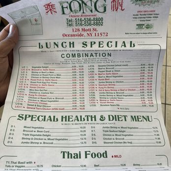 Comprehensive Analysis of the New Fong Restaurant Menu: Exploring Oceanside’s Extensive Asian-American Fare