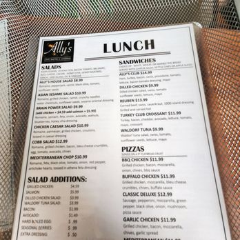ally's restaurant menu: A Comprehensive Breakdown of Dessert and Savory Offerings