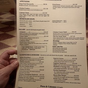 joey's italian restaurant menu: A Comprehensive Guide to Authentic Italian and Pizzeria Offerings
