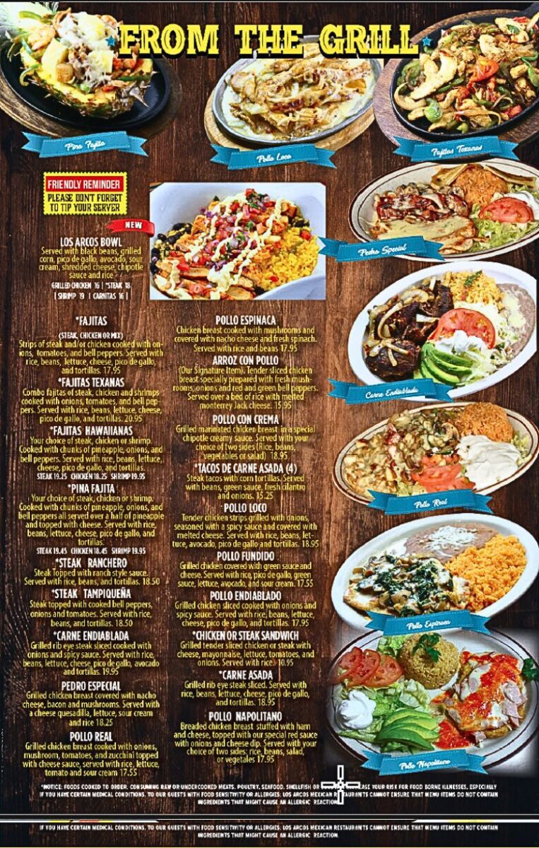 los arcos restaurant menu: A Comprehensive Guide to the Authentic Mexican Dining Experience