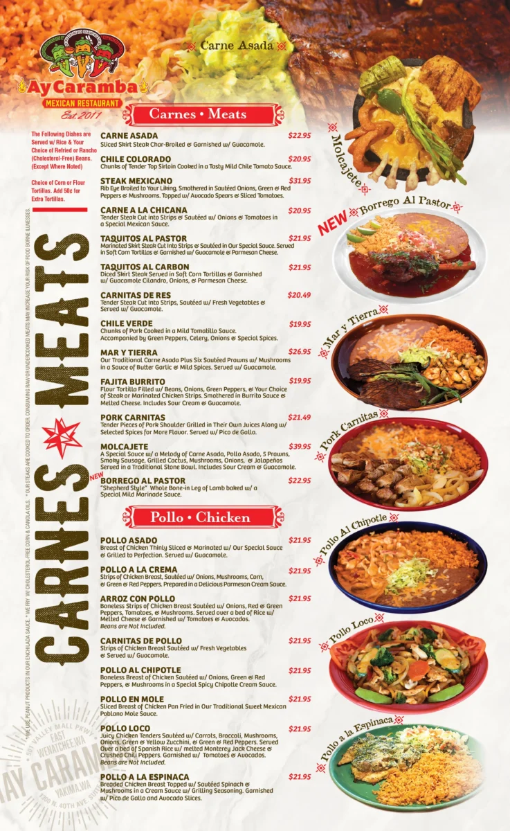 Comprehensive Analysis of the Ay Caramba Restaurant El Paso Menu and Dining Experience