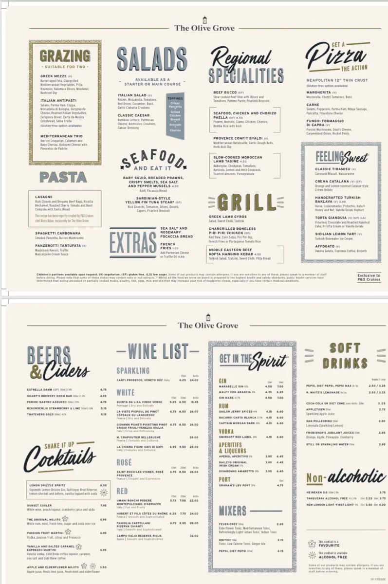 olive grove restaurant & lounge menu: An Expert Analysis of Classic Italian and Premium Maryland Fare